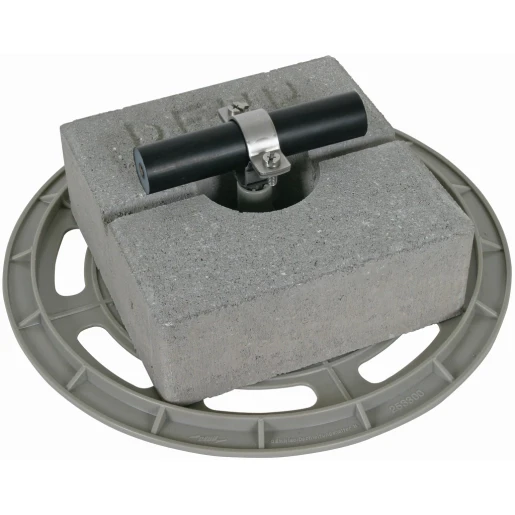 Dehn Roof cond.hold.w.base plate a.concrete block f.hvi power conduc.