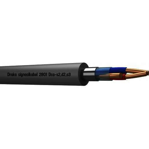 Draka 2800 Signaalkabel AFG Dca Grijs 1x2x0,8mm - 100mtr