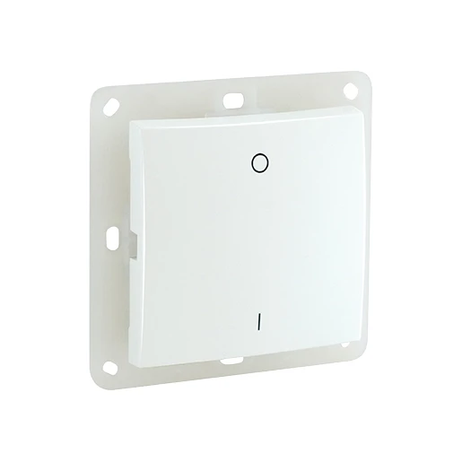 Peha Badora Wandzender easyclick met opdruk levend 2-kanalen wit RAL 9010 00322451