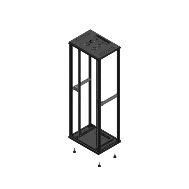 Gigamedia Vloer patchkast SP SP EX 19" 47HE 800x600mm Zwart GGM 704786SPSPEX