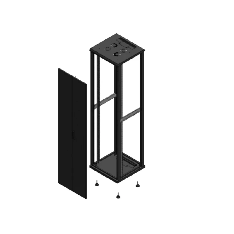 Gigamedia Vloer patchkast AV dubbel TOL SP EX 19" 47HE 600x600mm Zwart GGM 704766PTDSPEX