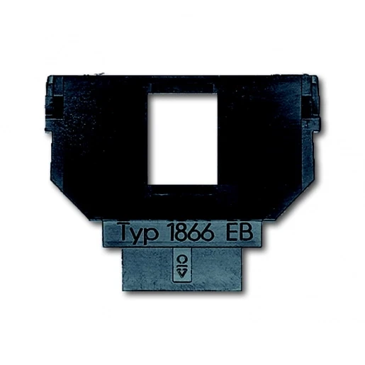 ABB Busch-Jaeger Balance, SI, Solo, carat, Alpha, Im Inzetplaat 216000-2/216005-4 Bedieningselement 1 connector Zonder label antraciet 2CKA001764A0174
