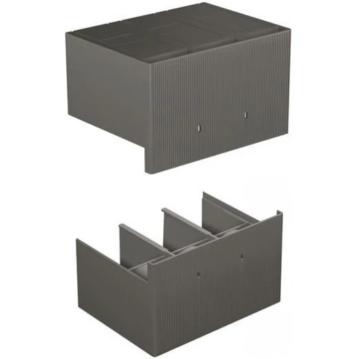ABB AFDEKKAPPEN VOOR TMAX T7/T7M EMAX X1 HOOG VOOR VASTE AUTOMAAT 3P SET