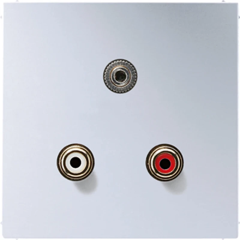 Jung LS range afdekking alumuminium audio/jack MAAL1011