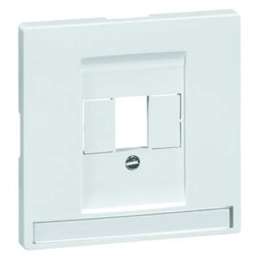 Peha Dialog centraalplaat TAE 3 connectoren Met label wit 00824611