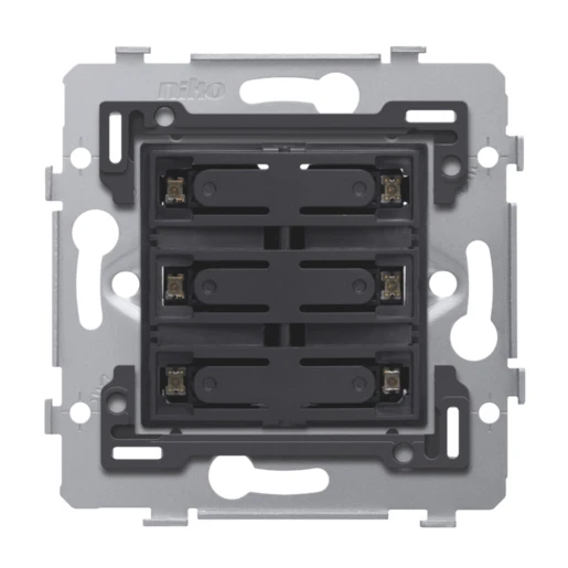 Niko Drukknop + LED inbouw groepen drukcontact Druk-/tiptoetscontact 170-67161