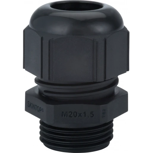 Hugro Wartel Nylon M12 zwart + trekontl.