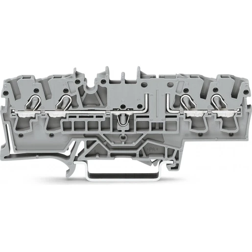 Wago Serie 2002 Verbindingsrijgklem 0,75-4mm² eendr. 0,25-2,5mm² meerdr. Grijs