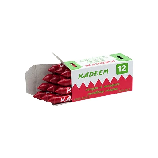 Kadeem Merkkrijt (1 stuk = 12) Rood 55351040