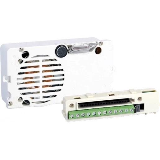 Comelit Ikall Audio-unit + LED SBC gevoed audiomodule kunststof zwart 1621