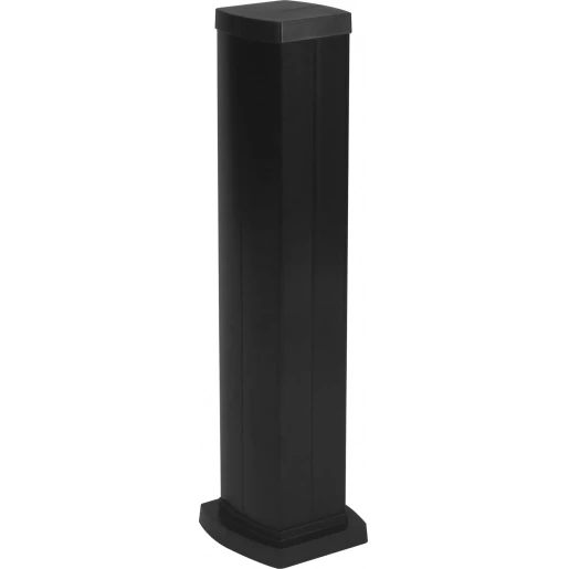 Legrand Snap-on Energiezuil dubbelzijdig 680mm 4 compartimenten zwart RAL 9005 653045