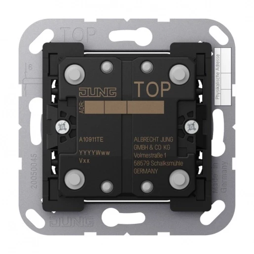 Jung AS/A range Taster uitbreiding KNX enkelvoudig inbouw IP20 A10911TE