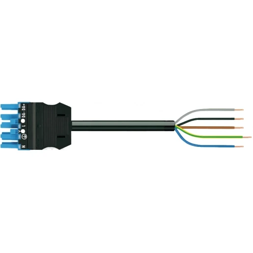 Wago SERIE 771 Patchkabel gebouwinstallatie 5p Contrastekker (female) Vrij kabeluiteinde 3000mm