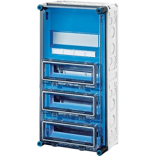 Hensel Enymod Automatenbehuizing leeg BM4 3x12 modulen Kunststof IP65 MI 1443