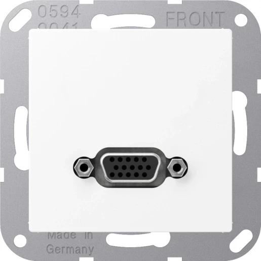 Jung A range afdekking a500 matwit 1x vga MAA1102WWM