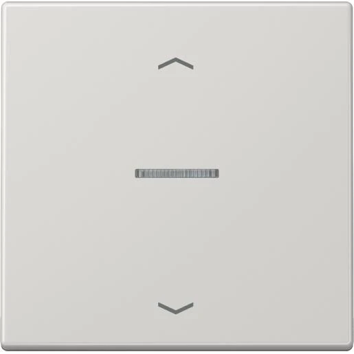 Jung LS range tastafdekking standaard pijlen licht grijs enkelvoudig Glanzend grijs RAL 7035 FMLS1700PLG