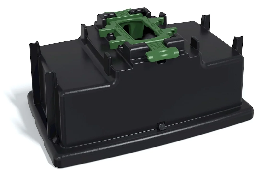 PVX Mounting Systems, Singlemount PVX29082016 Daksteun incl. 1 draadgootclip groen, ballastblok