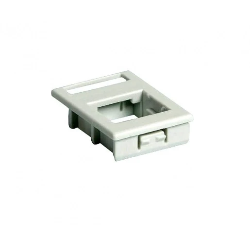 Attema onderdeel adapter ll type lexcom Modular-Jack Modulair element voor schakelmateriaal Label in tussenring inklikbaar grijs AT1987