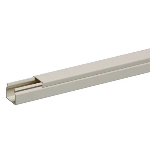 Attema Kabelkoker 2000x20x18mm PVC Bodemperforatie met deksel wit RAL 1013 AT9097