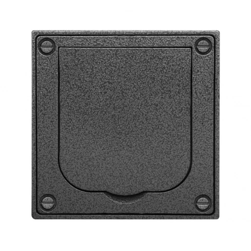 ABB Busch-Jaeger Ugal Wandcontactdoos KD data-connect Basiselement met bovendeel behuizing MetaalZonder label grijs 2CKA001799A0913