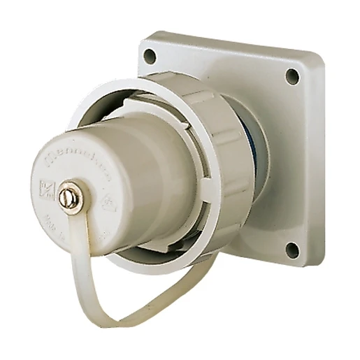 Mennekes Schuko toestelcontactstop pe 2p 16A 230V blauw IP68 10852