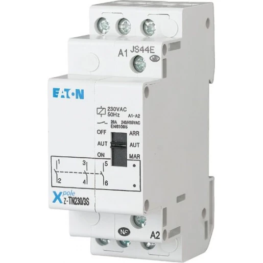 Eaton Installatierelais z 250vac 20a contacten 3m breedte 1te