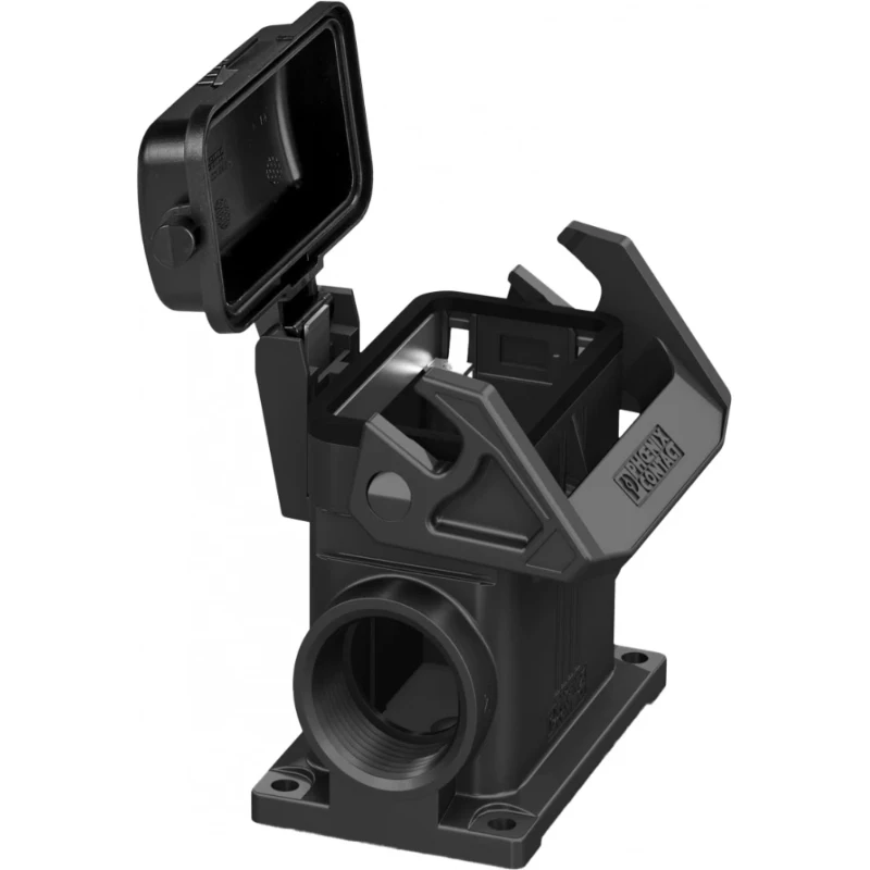 Phoenix Contact HC Behuizing rechthoekige connectoren IP66 B57mm H74mm Sokkelbehuizing Zij