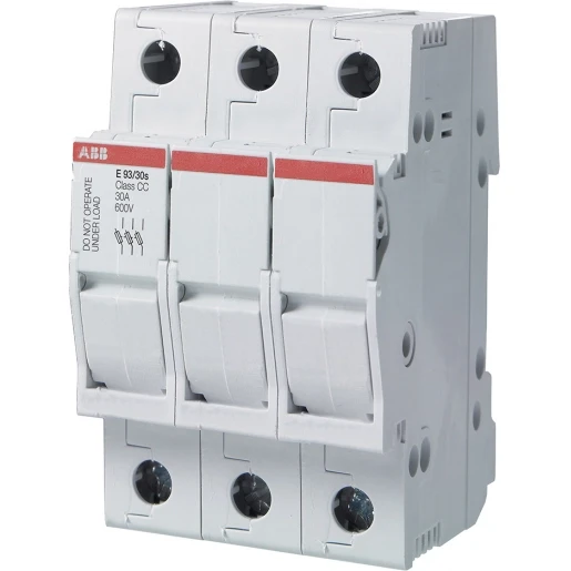 ABB ZEKERINGHOUDER 3 POLIG 32A DOORGEBRANDE ZEKERING INDICATIE LED