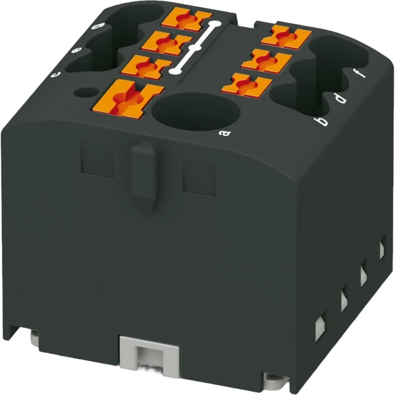 Phoenix Contact PTFIX Verbindingsrijgklem 0,14-4mm² eendr. 0,14-2,5mm² meerdr. Zwart