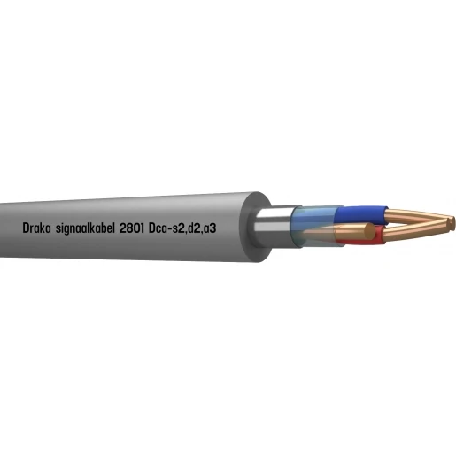 Draka 2800 Signaalkabel AFG Dca Grijs 1x2x0,8mm