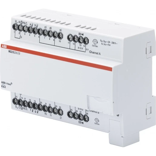 ABB Busch-Jaeger I-Bus KNX Verwarmings-/koelcircuitregelaar climaeco KNX 4-voudig 0 - 10V 2CDG110218R0011