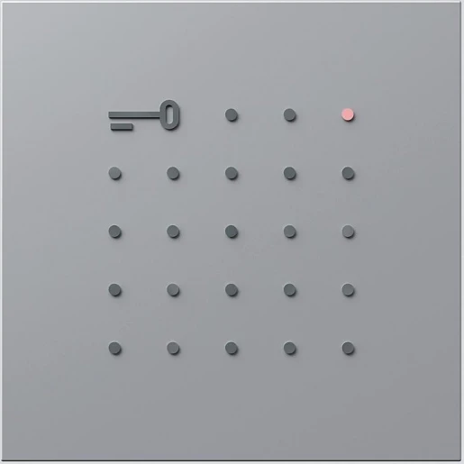 Siedle Vario Elektronische sleutel leesmodule kunststof zilver 210008428-00