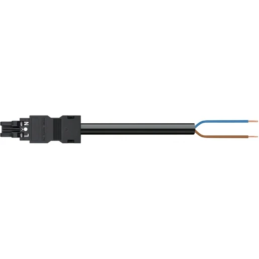 Wago SERIE 771 Patchkabel gebouwinstallatie 2p Contrastekker (female) Vrij kabeluiteinde 2000mm