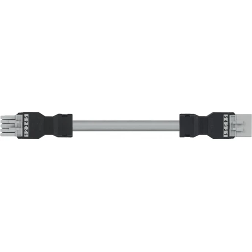 Wago SERIE 891 Patchkabel gebouwinstallatie 5p Contrastekker (female) Stekker 6000mm