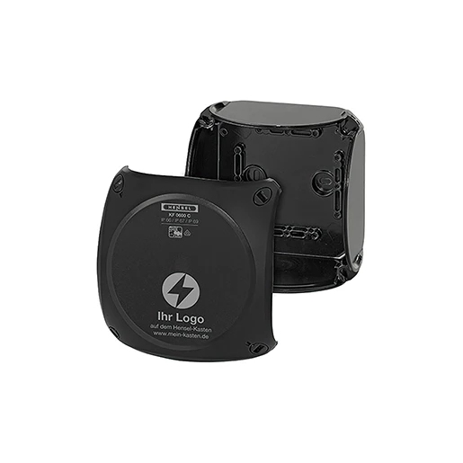 Hensel MB Kabeldoos IP66/67/69 BM3 Zonder klem Wand glad Zwart
