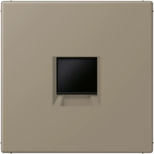 Jung LS range Afdekking centraalplaat AMP Radiall LC32141 Modular-Jack 1 connector Zonder label LC1969-1WE242