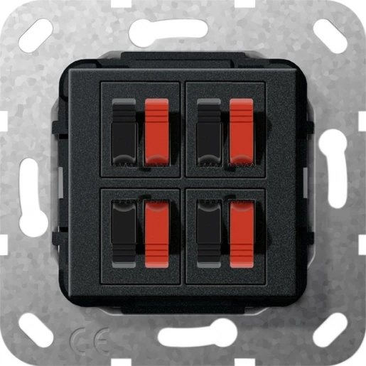 Gira Non-Design Centraalplaat Luidsprekeraansluiting Basiselement met centrale afdekplaat Zonder label 569410