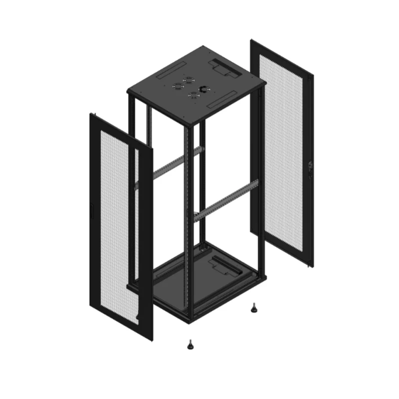 Gigamedia Vloer patchkast AV enkel PER AR enkel PER EX 19" 47HE 800x1000mm Zwart GGM 7047810PPSPPSEX
