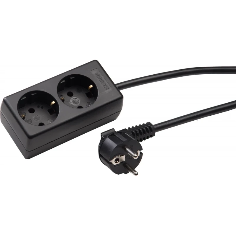 Martin Kaiser Contactdooscombinatie 2RA 16A IP20 snoer 5m 1020ZL5-15W/SW
