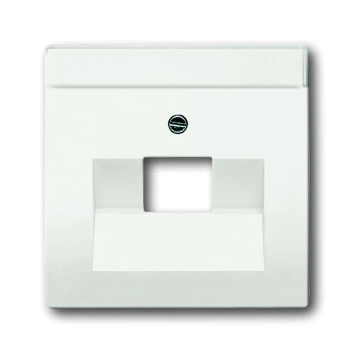 ABB Busch-Jaeger Future, Axcent Centraalplaat datadoos RJ45 Jack plug Centraalplaat 1 connector Met label wit 2CKA001710A3889