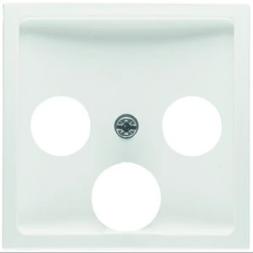 Peha Badora Centraalplaat Coax antennedoos DIN 45 330 Antenne-aansluitdoos, coax 3 connectoren Zonder label aluminium 00322171