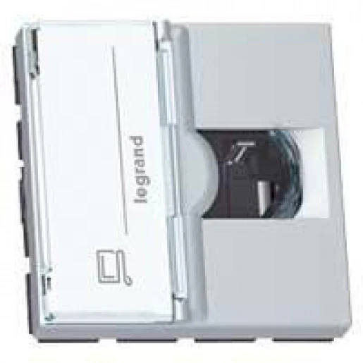 Legrand Mosaic cat6a utp rj45 2mod alu