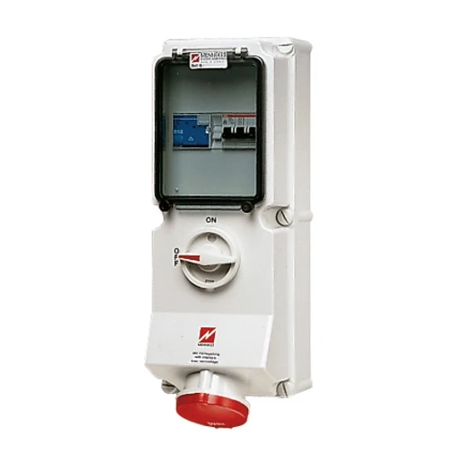 Mennekes WCD 63A5P 6H400V IP44 DUO vv aard.+autom