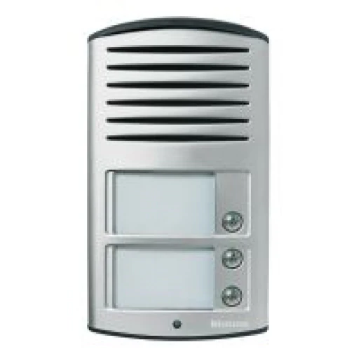 Bticino Linea 2000 Buitenpost audio spreken/bellen aluminium/kunststof 3-voudig grijs BT342931