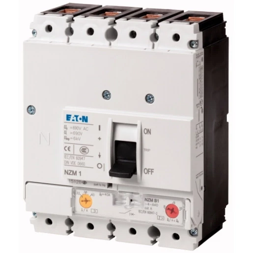 Eaton Vermogensautomaat NZM1 4p 125A