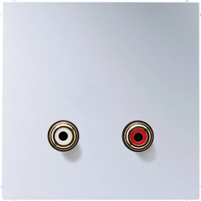 Jung LS range afdekking aluminium cinch audio MAAL1021