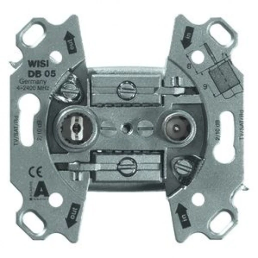 Peha Antennecontactdoos inbouw 2v rijgdoos 10dB IP20 00930191