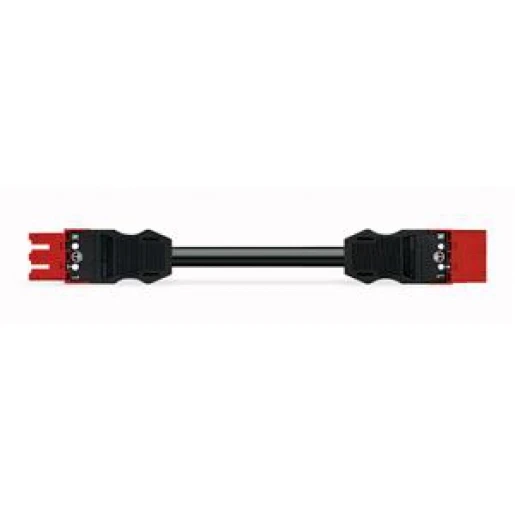 Wago Serie 771 Patchkabel gebouwinstallatie 3p Contrastekker (female) Stekker 1000mm