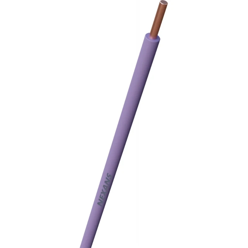 Nexans H07V-U Eca Installatiedraad 1.5mm² violet 100M 10533308