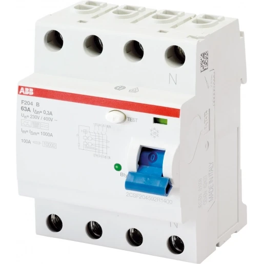 ABB System Pro M Compact Aardlekschakelaar 4p 25A 0.03A type F 2CSF204325R1250